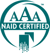 NAID AAA Certified seal